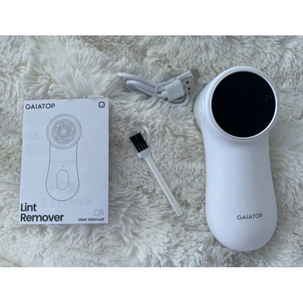 New Fabric Shaver, Rechargeable Lint Remover Sweater Defuzzer, Intelligent